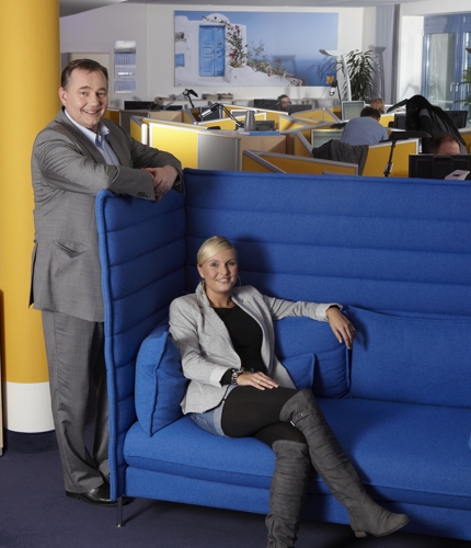 Nawilżanie powietrza w centrum informacji telefonicznej Thomas Cook