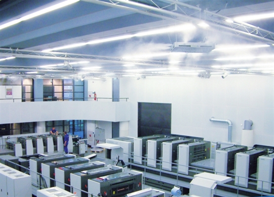 Nawilżanie powietrza w poligrafii